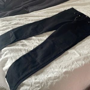 Black H&M stretch trousers